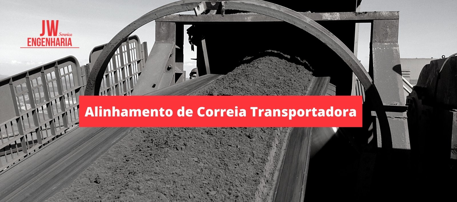 Alinhamento de correia transportadora